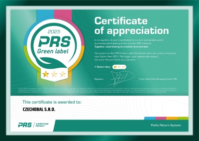 Certificate of appreciation