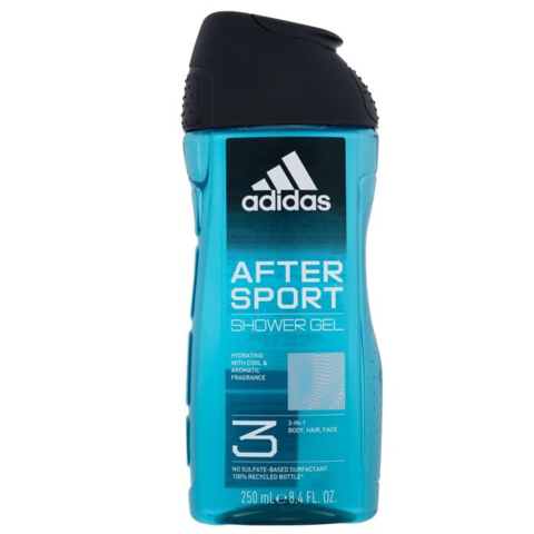 ADIDAS 3in1 AFTER SPORT sprchový gel pro muže 250 ml