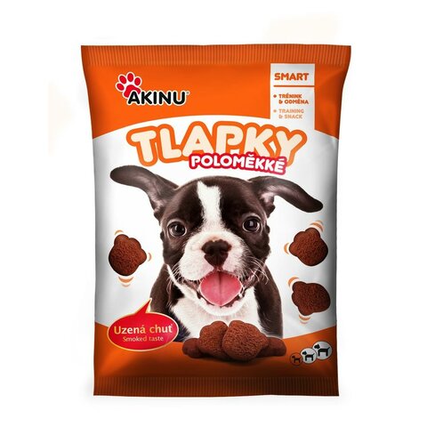 Akinu tlapky pro psy poloměkké 400g