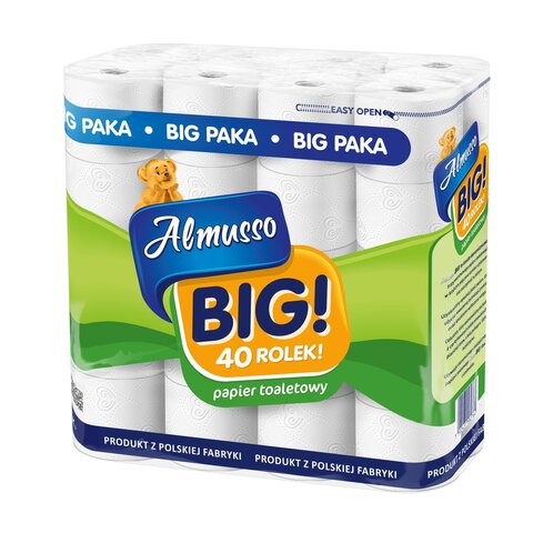 BIG! Almusso 3 vrstvý toaletní papír 40 rolí