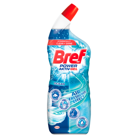 Bref WC gel hygienically Clean&Shine oceán 700ml