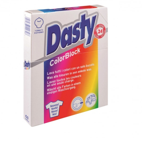 DASTY Professional Color block ochranné ubrousky před zabarvením prádla 24 ks