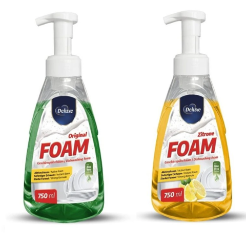 Deluxe Foam aktivní pěna na nádobí 750ml
