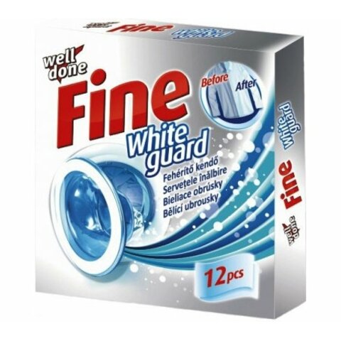 Fine White quard bělící ubrousku (bílé) 12 ks