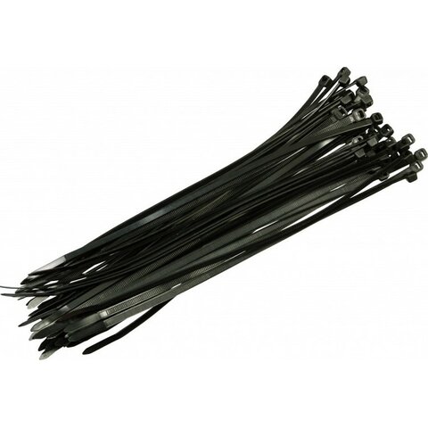 Friulsider černá páska stahovací 100ks, 3,6 x 200mm