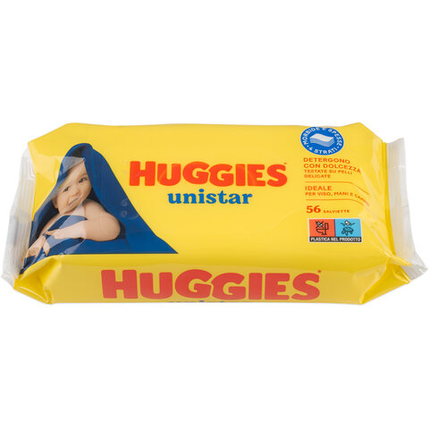 Huggies unistar vlhčené ubrousky 56ks