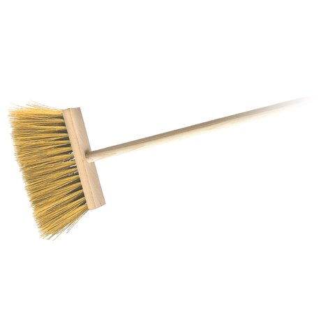 Koště zatloukané dřevěné s holí 120 cm