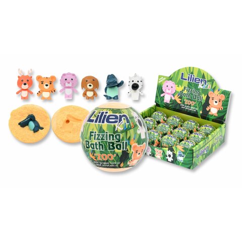 Lilien dětské šumivé koule do vany s překvapením 140g