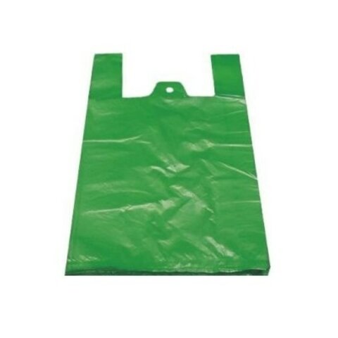 Mikrotenová taška zelená 100 ks
