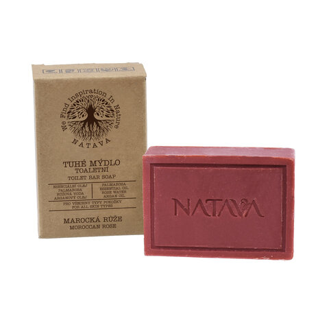 NATAVA Tuhé koupelové a sprchové mýdlo 100g