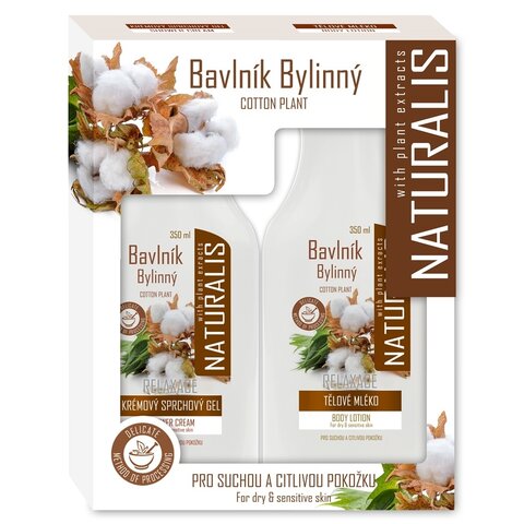 Naturalis dárková sada kosmetiky s Bavlníkem 700 ml