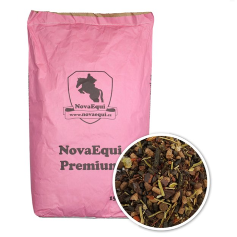 NovaEqui PREMIUM müsli fit směs pro koně a pony 15Kg