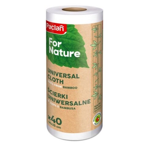 Paclan for nature rozložitelná bambusová utěrka 40 ks/role