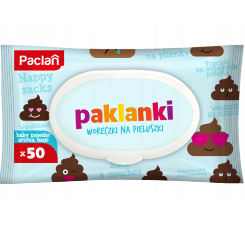 PACLAN PAKLANKI voňavé sáčky na pleny 50 ks PACLAN PAKLANKI voňavé sáčky na pleny 50 ks