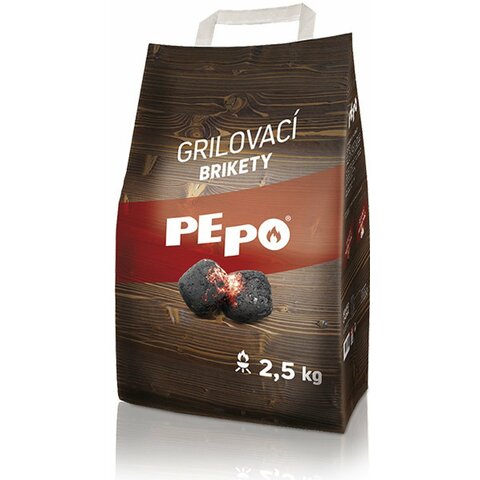 PE-PO grilovací brikety 2,5 Kg