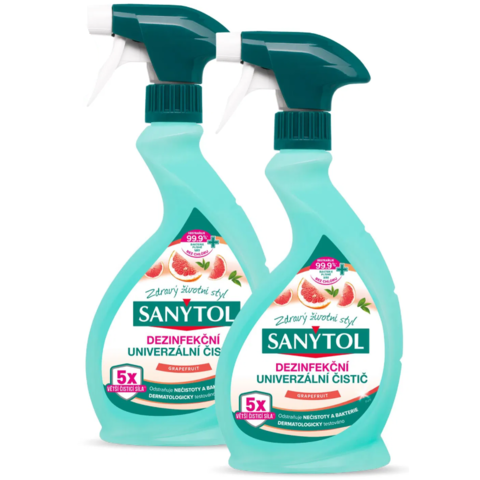 Sanytol univerzální dezinfekční čistič ve spreji 500 ml Sanytol univerzální dezinfekční čistič ve spreji 500 ml