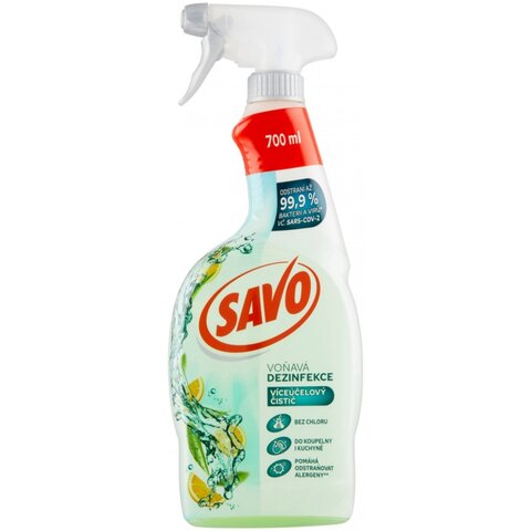 SAVO DEZINFEKCE bez chloru víceúčelový sprej 700ml