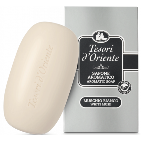 Tesori d ´Oriente parfemované tuhé mýdlo Muschio Bianco 125 g