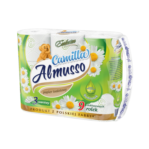 Toaletní papír Almusso Camilla 3 vrstvý 9 ks