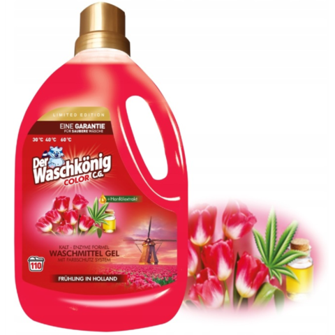 Waschkönig prací gel 110 praní, 3,305 L