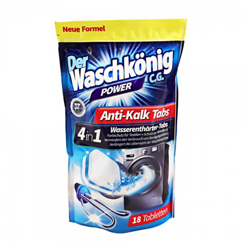 Waschkoning ANTI-KALK 4 v 1 Tablety do pračky 18ks