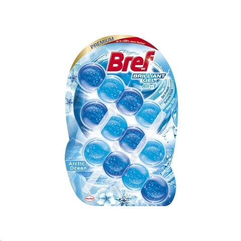 BREF tuhý WC blok DeLuxe 3 x 50g