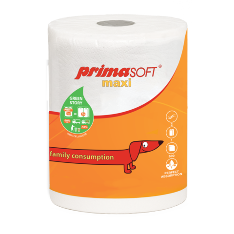 XXL Prima soft jezevčík 2 vrstvá utěrka, 100m