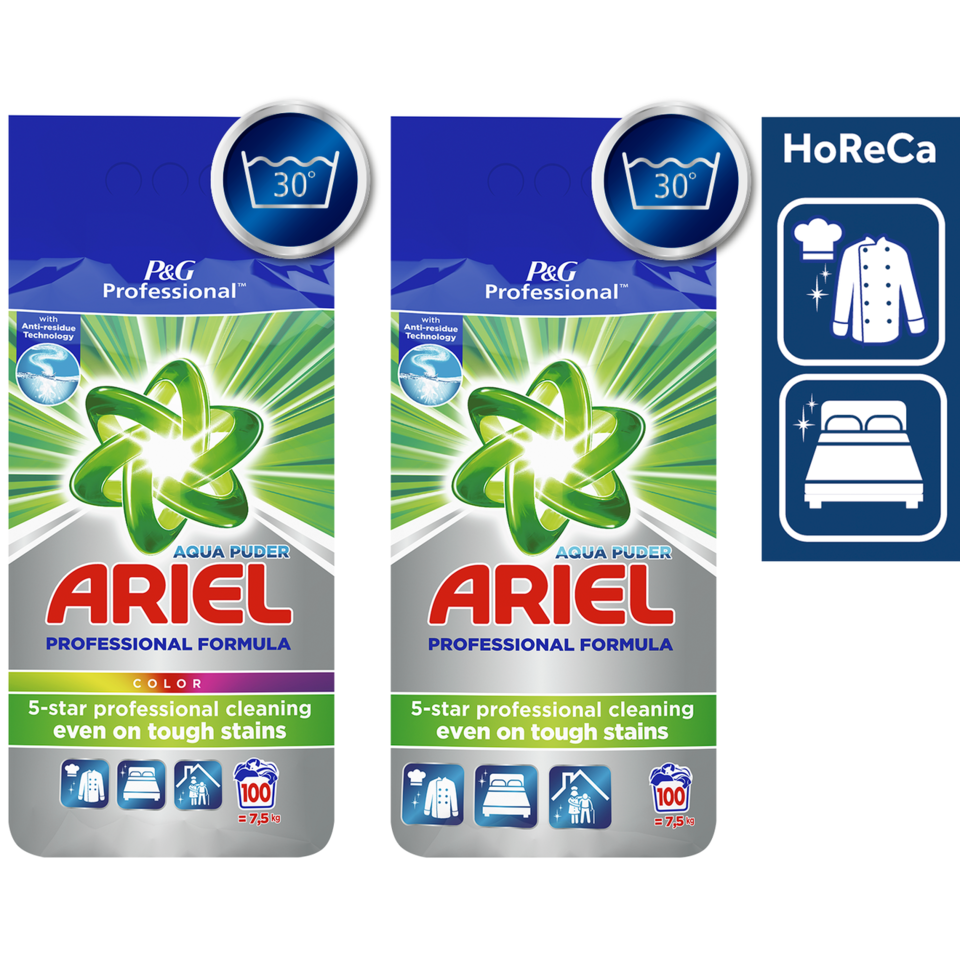 Ariel Professional prací prášek 7,5kg - 100 praní | obalové materiály ...
