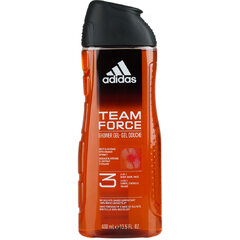 ADIDAS 3in1 TEAM FORCE sprchový gel pro muže 400 ml