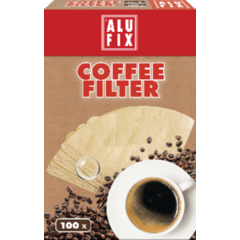 Alufix kávové filtry velikost 1x4, 100ks