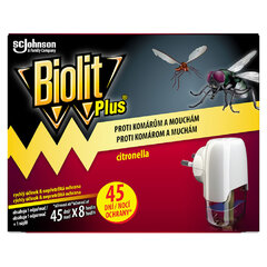 Biolit Plus elektrický odpařovač proti komárům a mouchám 45dní