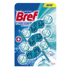 Bref color aktiv WC kuličky ocean 3 x 50g - barvící