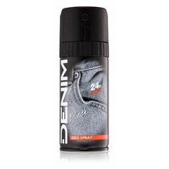 DENIM deo spray 24h action BLACK 150ml