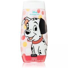 Disney Classics 2in1 dětský šampon a sprchový gel 101 dalmatinů 300ml (růžový)