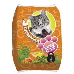 Eurocat granule pro kočky kuřecí 1kg