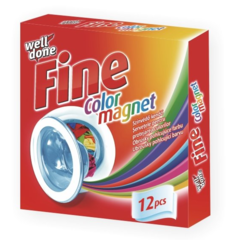 Fine Color Magnet ubrousky pohlcující barvu (červené) 12 ks