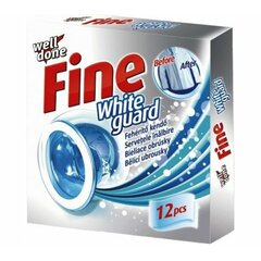 Fine White quard bělící ubrousku (bílé) 12 ks