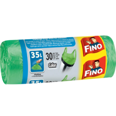 FINO zelené pytle do koše 35 L, 30 ks