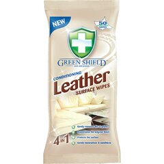 Green Shield čistící ubrousky na kůži 4v1 50ks