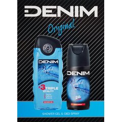 Kazeta DENIM ORIGINAL sprchový gel 250 ml + deosprej 150 ml