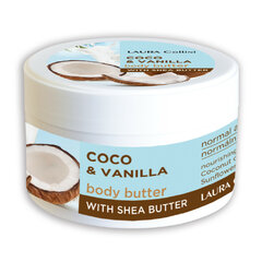 Laura Collini Tělové máslo kokos a vanilka, 250ml