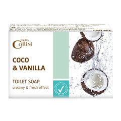 Laura Collini Toaletní, tuhé mýdlo kokos a vanilka, 100g
