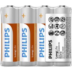 Long Life baterie Philips AA tužka 4ks