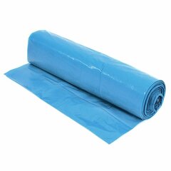 Modré pytle na odpad 120 L - 40 µm, 25 ks/role