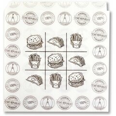 Nepromastitelné papírové sáčky fastfood Hamburger 160*170mm, 500ks