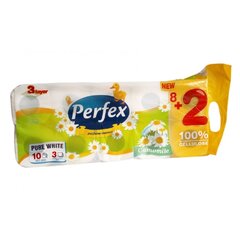 Toaletní papír Perfex 3 vrstvý 10 rolí Heřmánek