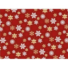 Vánoční papír 70x100 cm vínové vločky Vánoční papír 70x100 cm vínové vločky