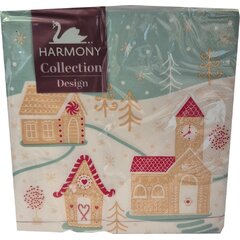 Vánoční papírové ubrousky vánoční domky 33 x 33cm, 20ks Vánoční papírové ubrousky vánoční domky 33 x 33cm, 20ks