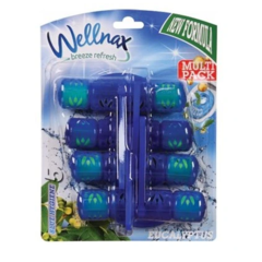 Wellnax WC barvící block Eucaliptus 4 ks