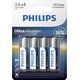 Alkalické baterie Philips AA tužka 4ks
